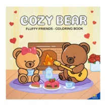 Livro De Colorir Fluffy Friends Cozy Bear UN. - Todolivro