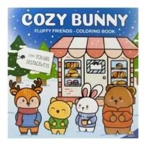 Livro De Colorir Fluffy Friends Cozy Bunny UN. - Todolivro