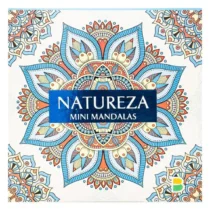 Livro De Colorir Mini Mandalas Natureza UN. - Brasileitura