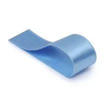 Fita De Cetim Liso Azul Mar 21,5 mm x 10 m UN. - Cromus