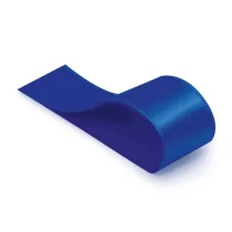 Fita De Cetim Liso Azul Royal 10,5 mm x 10 m UN. - Cromus