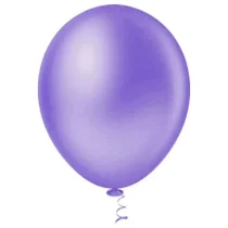 Balão De Soprar N° 9 Violeta Liso C/ 50  - Pic Pic