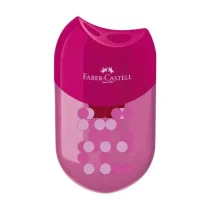 Apontador Two Tone C/ Depósito C/ 2 Furos Rosa UN. - Faber-Castell
