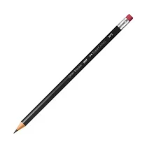 Lápis Sextavado Max Grafite C/ Borracha Nº2 UN. - Faber-Castell