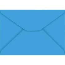 Envelope De Carta Azul Royal 114 mm X 162 mm C/ 100 UN. - Foroni