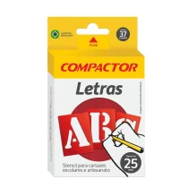 Jogo De Letras ABC 25 mm UN. - Compactor
