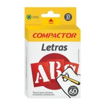 Jogo De Letras ABC 60 mm UN. - Compactor