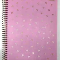 Caderno De 10 Mat. Be Connected Rosa 160 Fls. – Tilibra
