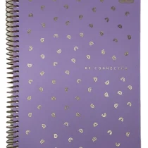 Caderno De 10 Mat. Be Connected Roxo 160 Fls. – Tilibra
