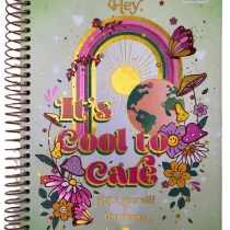 Caderno Verde Gypsy 10 Mat. 160 Fls. - Tilibra
