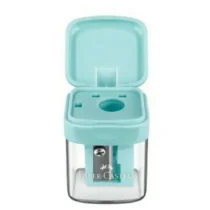 Apontador Minibox C/ Depósito Verde UN. - Faber Castell