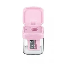 Apontador Minibox C/ Depósito Rosa UN. - Faber Castell