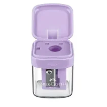 Apontador Minibox C/ Depósito Roxo UN. - Faber Castell