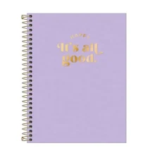Caderno Espiral Peq. Happy It´s All Good Roxo 80 Fls. - Tilibra