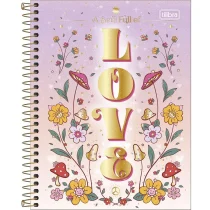 Caderno Espiral Peq. Love Gypsy 80 Fls. - Tilibra