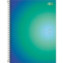 Caderno Espiral Peq. Be Free e Be Yourself Azul 80 Fls. - Tilibra
