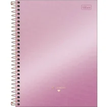 Caderno Espiral Peq. Be Bright Rosa West Village 80 Fls. - Tilibra
