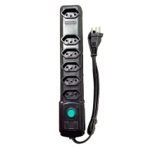 Extensão 1M C/6 Tomadas UN. - Bright