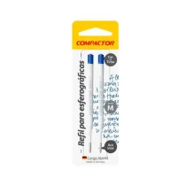 Refil P/ Esferográfica 1005 M Azul UN. - Compactor