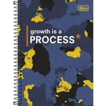 Caderno Espiral Process Hide 80 Fls. - Tilibra