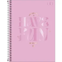 Caderno Espiral Love Pink - Have Fun 80 Fls. - Tilibra