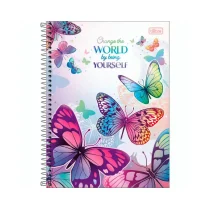 Caderno Espiral Daisy - World 80 Fls. - Tilibra