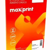Etiqueta P/ Inkjet e Laser 44,45 mm X 16,93 mm C/ 60 Etiquetas C/ 10 Fls. - Maxprint