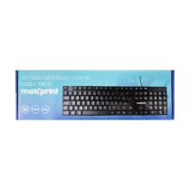 Teclado Officeeasy  Preto C/ Fio UN. - Maxprint