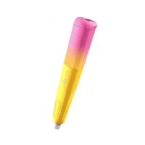 Caneta Borracha C/ Apontador C/ Depósito Trenz Amarelo UN. - Tris