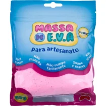 Massa De EVA Rosa Bebê P/ Modelagem 50 G UN. - Make+