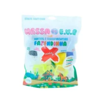Massa De EVA 60G C/ Moldes e Ferramentas Fazendinha UN. - Make+