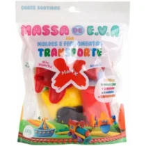 Massa De EVA 60G C/ Moldes e Ferramentas Transporte UN. - Make+