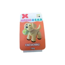 Massa De Eva Cachorro 28 G C/ 4 Cores Un. - Make+