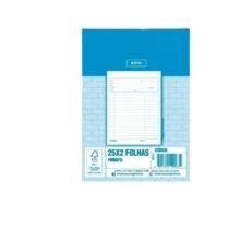 Pedido C/ Cópia Azul 104 mm X 143 mm C/ 25 X 2 Fls UN. - SD