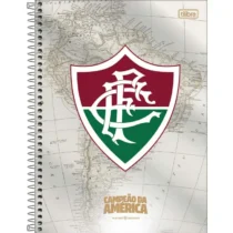 Caderno Espiral Fluminense Campeão Da América 10 MAT 160 Fls UN. - Tilibra