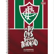 Caderno Espiral Fluminense Das Três Cores 10 MAT 160 Fls UN. - Tilibra