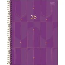 Agenda Espiral Spot 2026 C/ 200 Fls Roxa UN. - Tilibra