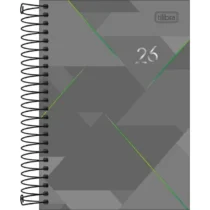 Agenda Peq Espiral Spot 2026 C/ 200 Fls Cinza UN. - Tilibra