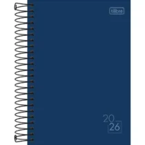 Agenda Espiral Spice 2026 C/160 Fls Azul UN.- Tilibra