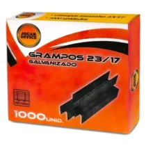 Grampo Galvanizado 23/17 C/ 1.000 UN. - Jocar Office