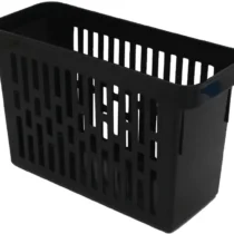 Caixa Organizadora Multiuso Preta 443 mm x 170 mm x 270 mm UN. - Maxcril