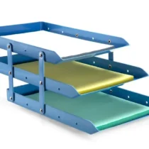 Caixa P/ Correspondência Tripla Móvel Azul 37 cm X 25,5 cm X 10,6 cm UN. - Maxcril