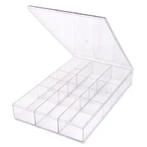 Caixa Organizadora C/ Divisórias Removíveis Cristal UN. - Maxcril