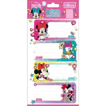 Etiqueta Adesiva Escolar Disney Minnie Mouse C/ 8 UN. - Tilibra