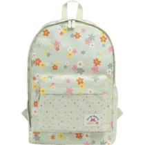 Mochila Académie Floral Verde UN. - Tilibra