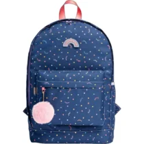 Mochila Académie Dots Azul UN. - Tilibra