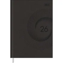 Agenda Peq Prátika Master 2026 C/176 Fls Cinza Escuro UN. - Tilibra