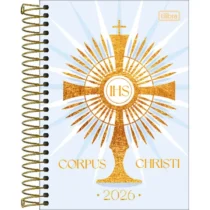 Agenda Espiral Bíblica Corpus Christi 2026 C/208 Fls UN. - Tilibra