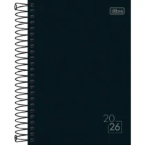 Agenda Espiral Spice Preta 2026 C/ 160 Fls. UN. - Tilibra