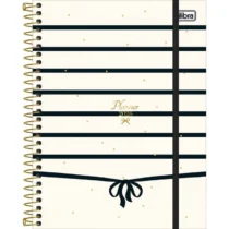 Planner Espiral West Village 2026 Listrado Preto C/80 Fls UN. - Tilibra